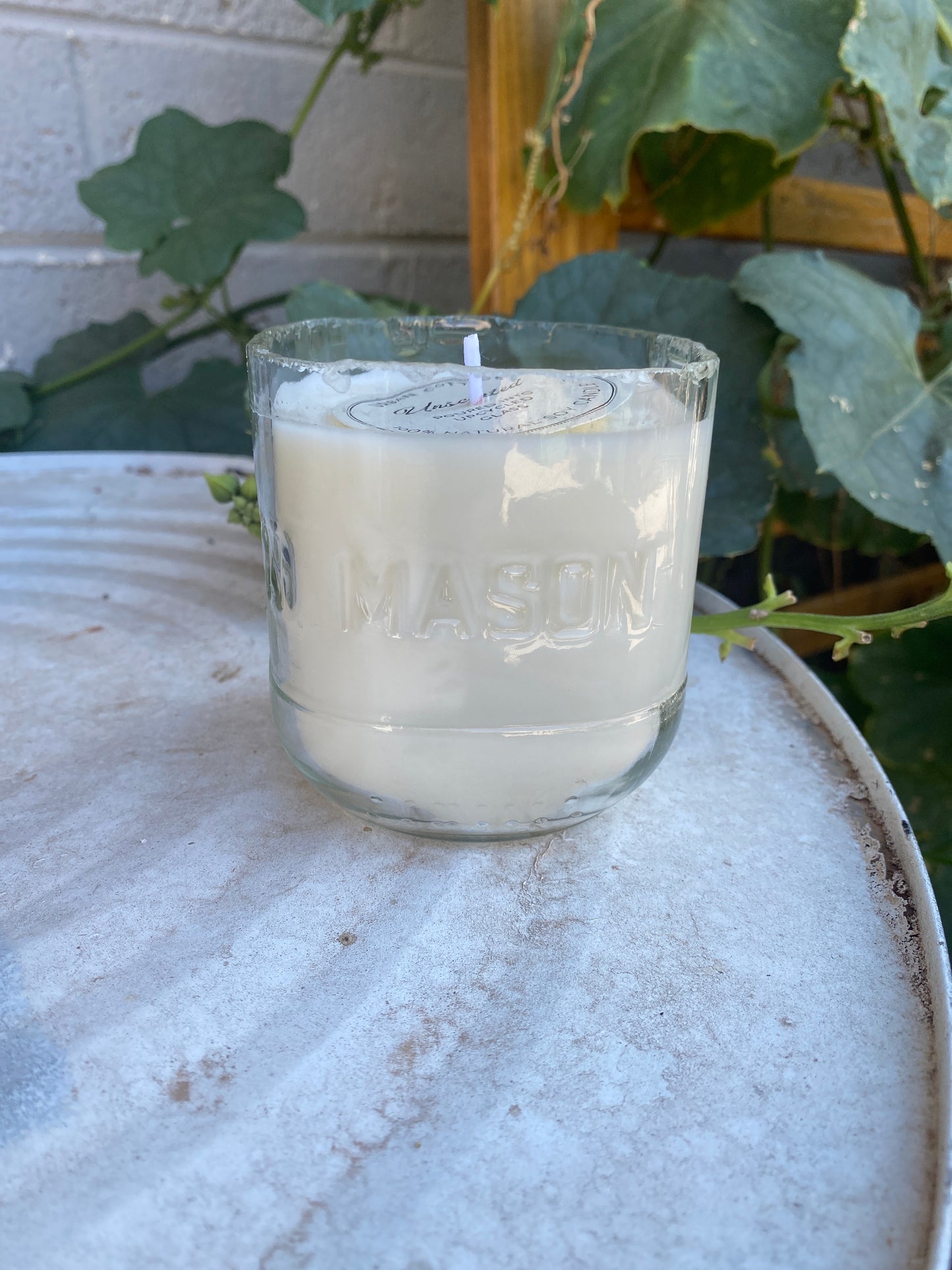Rustic Unscented Soy Candle