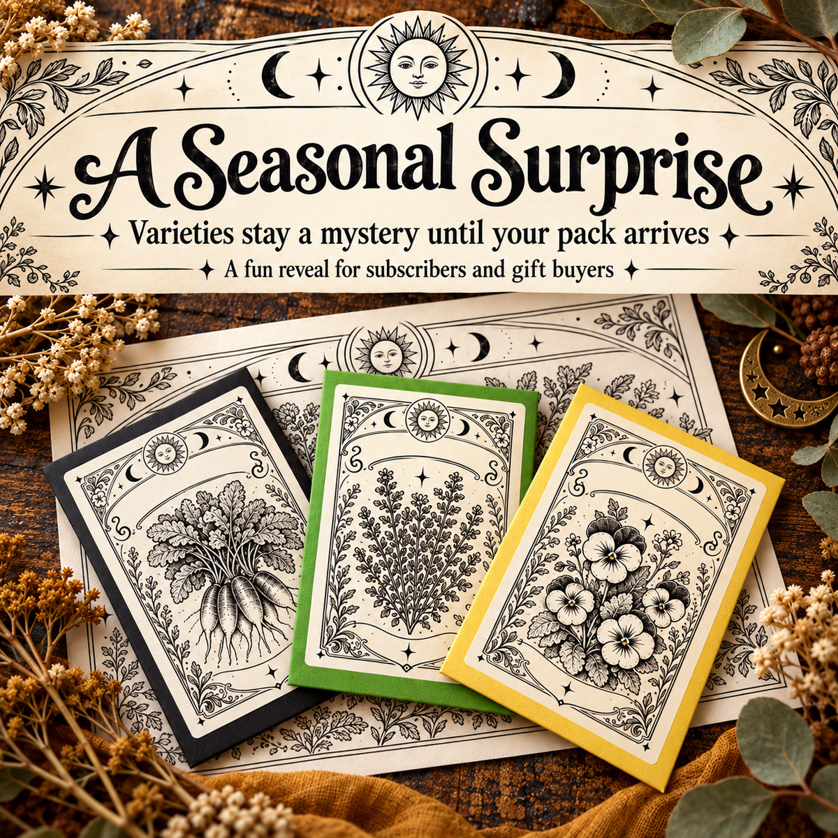 October Seed Pack for Arizona Low Desert Gardens