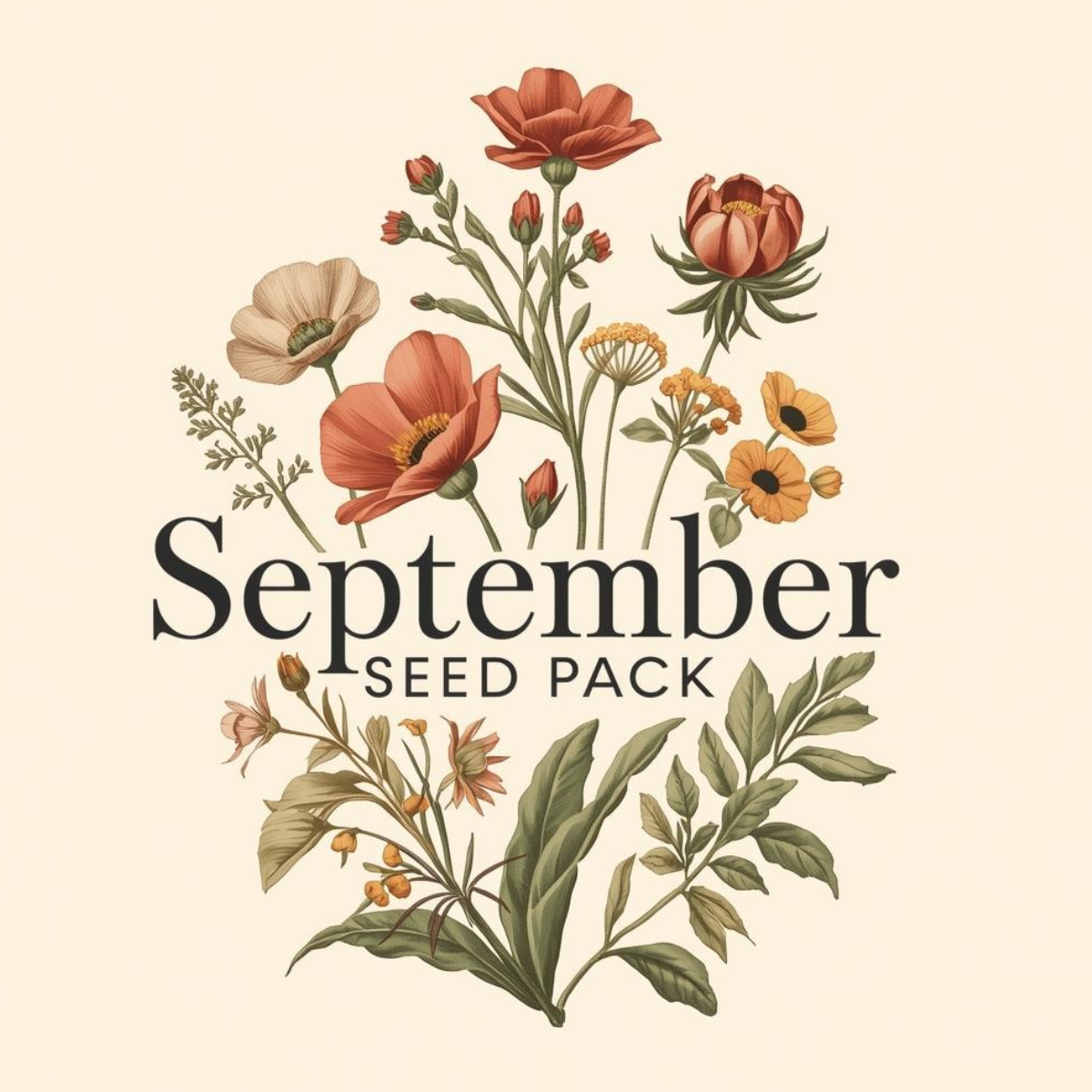 September Seed Pack for Arizona Low Desert Gardens